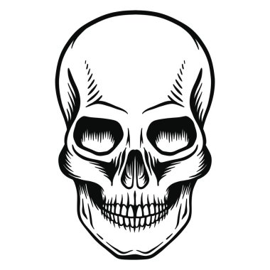 Alt çenesi olmayan insan kafatası - Çizgi dışı