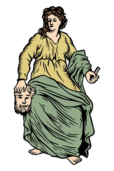 Mitologie Idoli Melpomene Ilustrație Vectorială — Vector de stoc