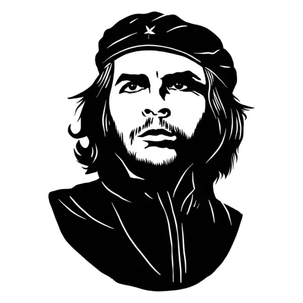 Che Guevara el çizimi vektör çizimi