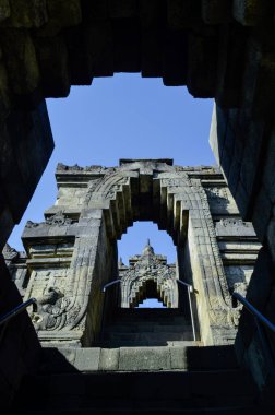 Yogyakarta yakınlarındaki Borobudur Budist tapınağı, Orta Java, Endonezya