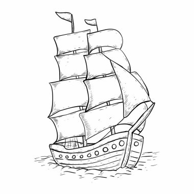 Eski geminin taslağı.