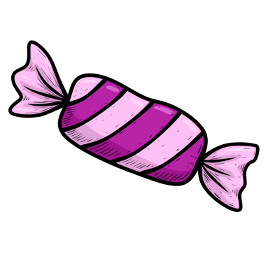 şeker çizilen illüstrasyon el