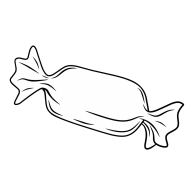 Paketli Şekerin İllüstrasyonu