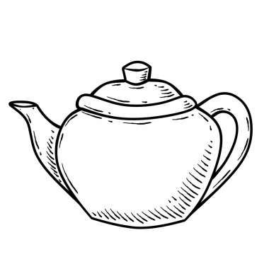 İllüstrasyon kil kabı izole