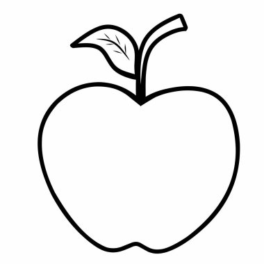 Kırmızı elma beyaz üzerine izole