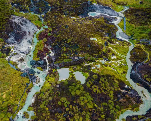 Purace, Cauca, Kolombiya 'daki dingin San Juan kaplıcalarını deneyin, verimli manzaralar ve canlı jeotermal aktivitelerle çevrili.