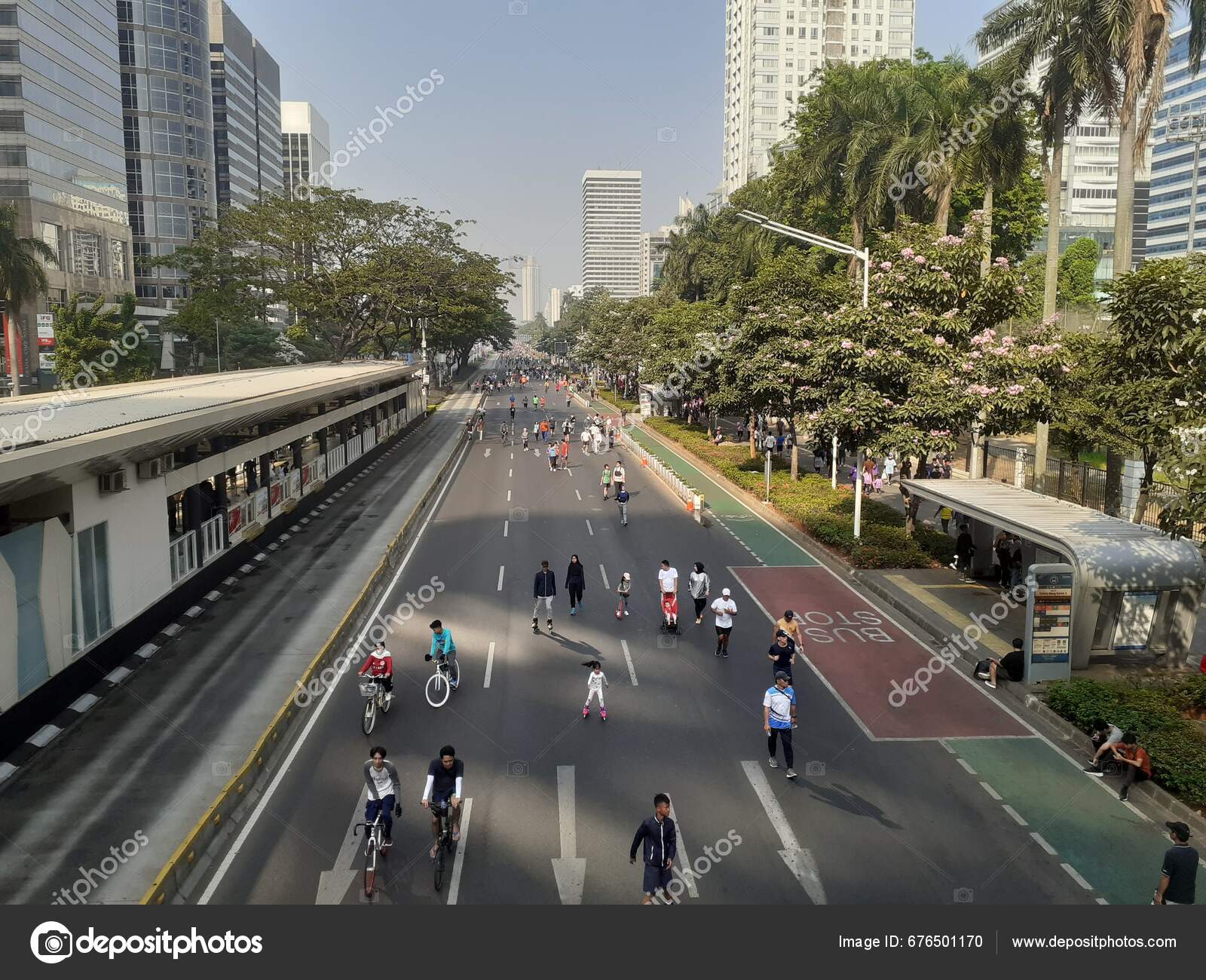 jalur car free day jakarta 2023