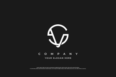 İlk Harf VS Logosu veya SV Logo Tasarımı