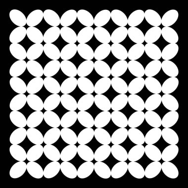 Siyah arkaplanda simge resmi, siyah beyaz