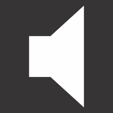 Siyah arkaplanda siyah beyaz simge çizimi.