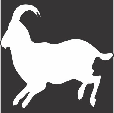 Siyah arkaplanda siyah beyaz simge çizimi.