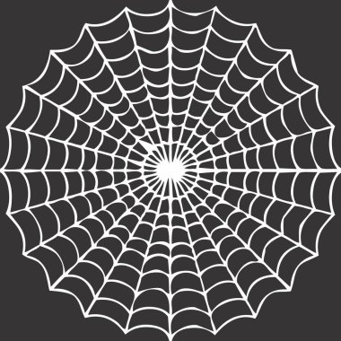 Vector image illustration, black and white, on a black background.