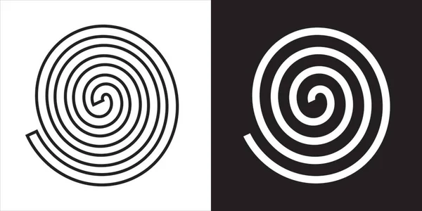 Ilustracja Grafika Wektorowa Ikony Spiralnej — Zdjęcie stockowe
