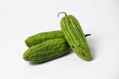 Bazı yeşil kavunlar Endonezya 'da yalıtılmış beyaz arka planda sebze yemekleri için kullanılabilir..