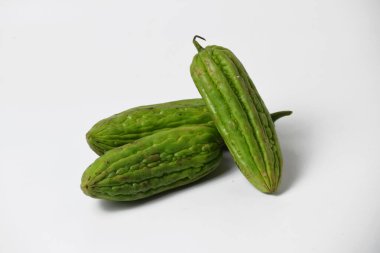 Bazı yeşil kavunlar Endonezya 'da yalıtılmış beyaz arka planda sebze yemekleri için kullanılabilir..