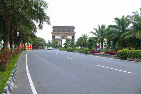 Kediri Indonesia Marzo 2023 Monumento Simpang Lima Gumul Comúnmente Abreviado — Foto de Stock