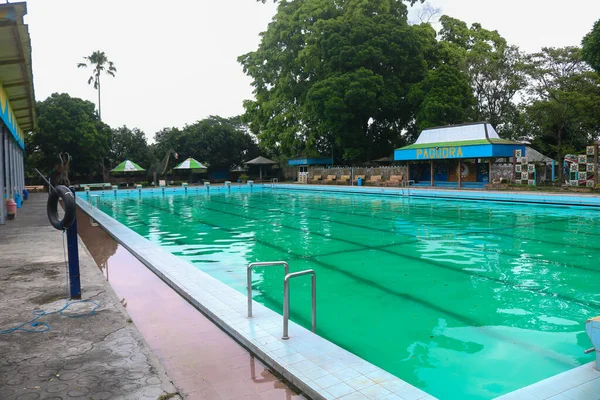 Kediri Indonesië April 2023 Zwembad Met Trapjes Wat Nummering Voor — Stockfoto