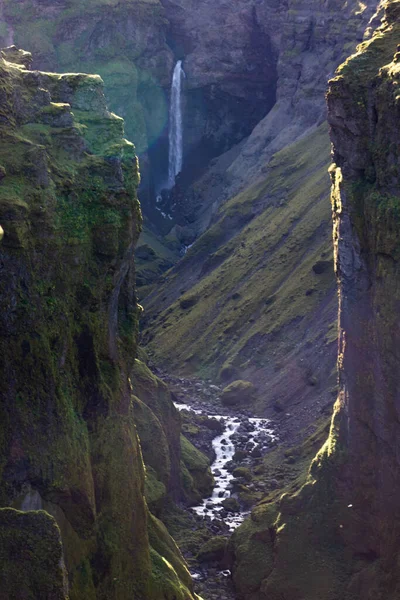 冰岛的Mulagljufur峡谷高质量的照片 — 图库照片
