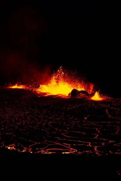 Vulkan Fagradalsfjall Island Hochwertiges Foto — Stockfoto