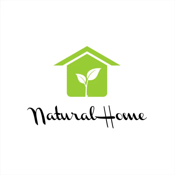 Natural Logo Design Template — Stock Vector
