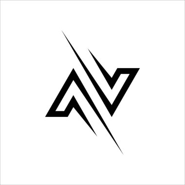 VA Harf Logosu Tasarımı İş Markalaşması Şablonu Elementi