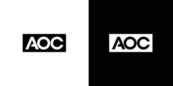 stock vector AOC Letter Logo design vector template illustration