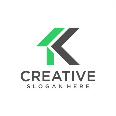  Büyüme Simgesiyle K Harfi Mali Logo Kavramı