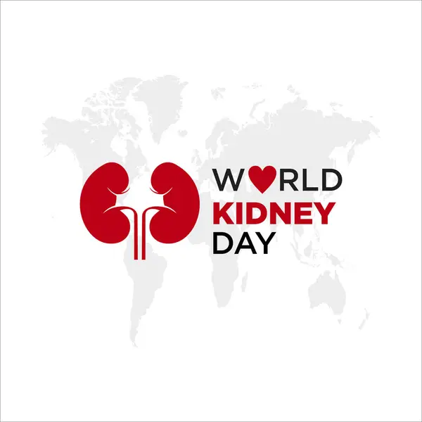 stock vector World Kidney Day is a global health awareness campaign focusing on the importance of the kidneys and reducing the frequency and impact of kidney disease and its associated health problems worldwide.