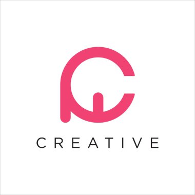 WP, PW ilk logo monogramı modern vektör şablonları dizayn eder