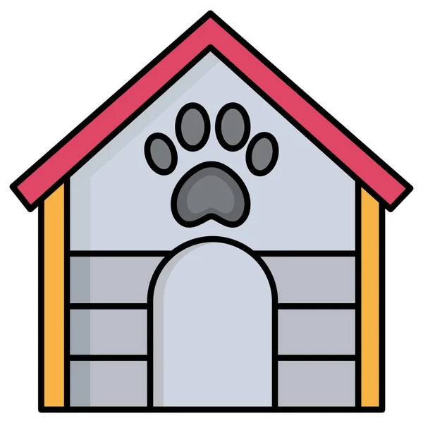 Pies Domu Wektor Ilustracji Projekt — Zdjęcie stockowe