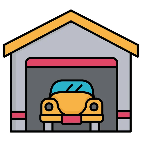 Garage Which Can Easily Edit Modify — Stock Photo, Image