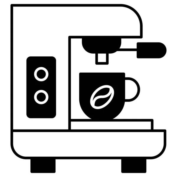 Kahve Makinesi Web Simgesi — Stok fotoğraf