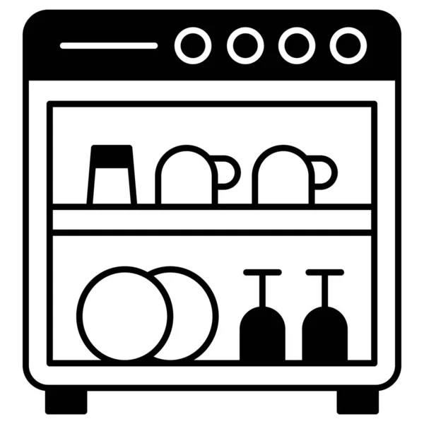 Küche Web Symbol Einfache Illustration — Stockfoto