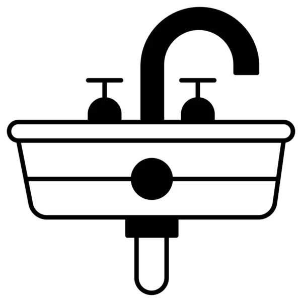 Bathtub Web Icon Simple Design — Stock Photo, Image