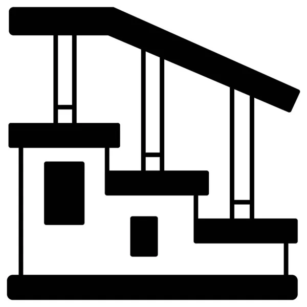 Vector Illustration Building Icon — Stock Photo, Image