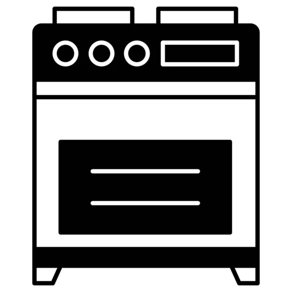 Een Oven Web Icoon Eenvoudige Illustratie — Stockfoto