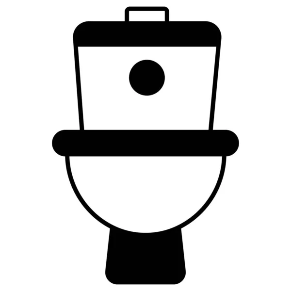 Tuvalet Web Simgesi Basit Illüstrasyon — Stok fotoğraf