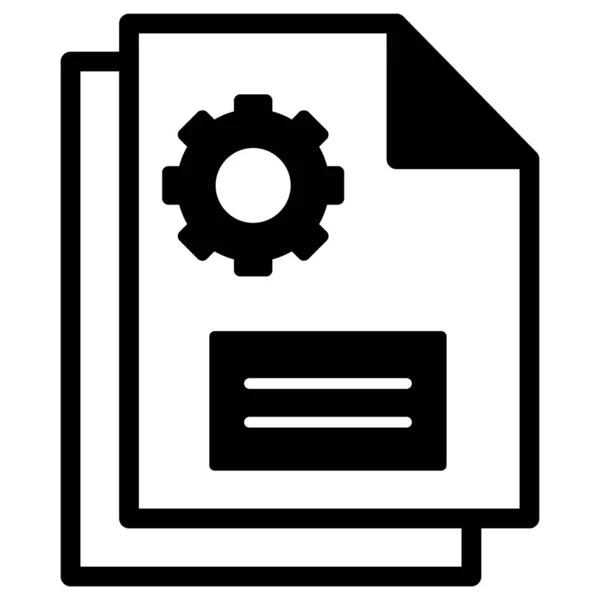 Configuración Del Documento Que Puede Modificar Editar Fácilmente — Foto de Stock