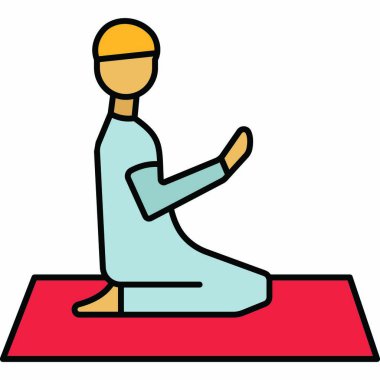 kadın avatar simge. vektör çizim