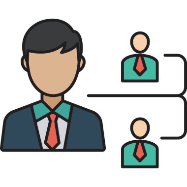 iş insanları vektör simgesi