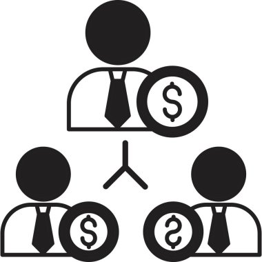 iş yönetimi vektör simgesi 