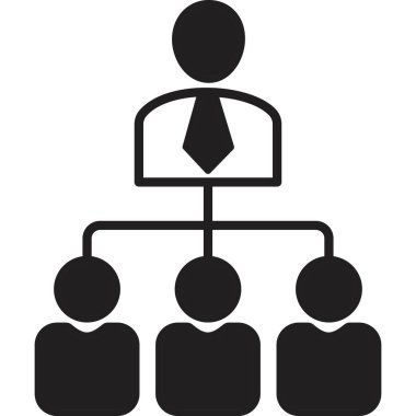 iş takımı düz vektör simgesi 