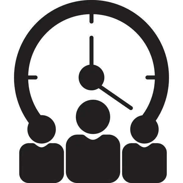 Vetor Ícone Relógio Tempo —  Vetores de Stock