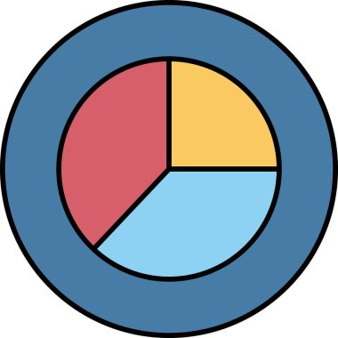 Grafik grafiği çizelgesi simgesi - taslak biçimi 