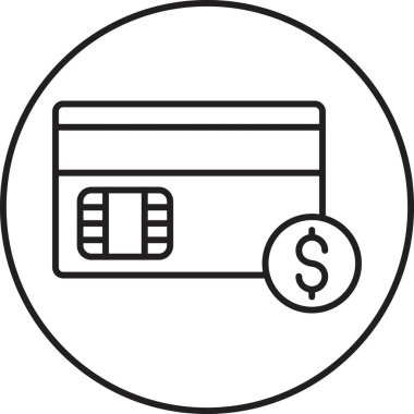 Soyut arka grupta kredi kartı simgesi izole edildi 