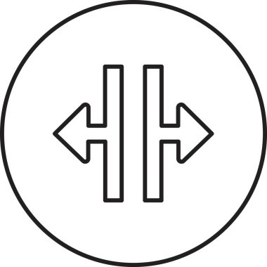 arkaplanda yön simgesi izole edildi 