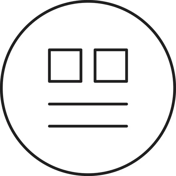 Obrázek Vektoru Masky Obličeje — Stockový vektor
