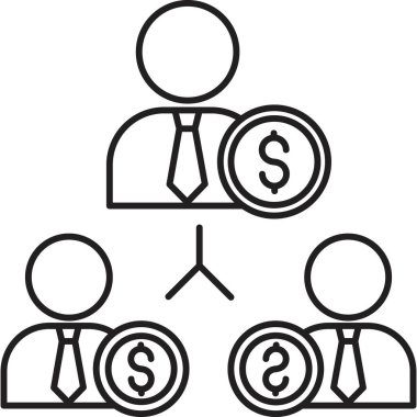 para simgesi vektör illüstrasyonu