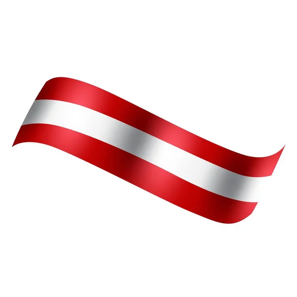 オーストリアの祝日のリボンや旗 — ストックベクタ