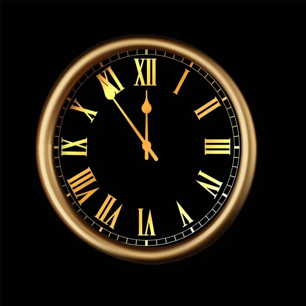 Horloge Murale Pour Les Vacances — Image vectorielle